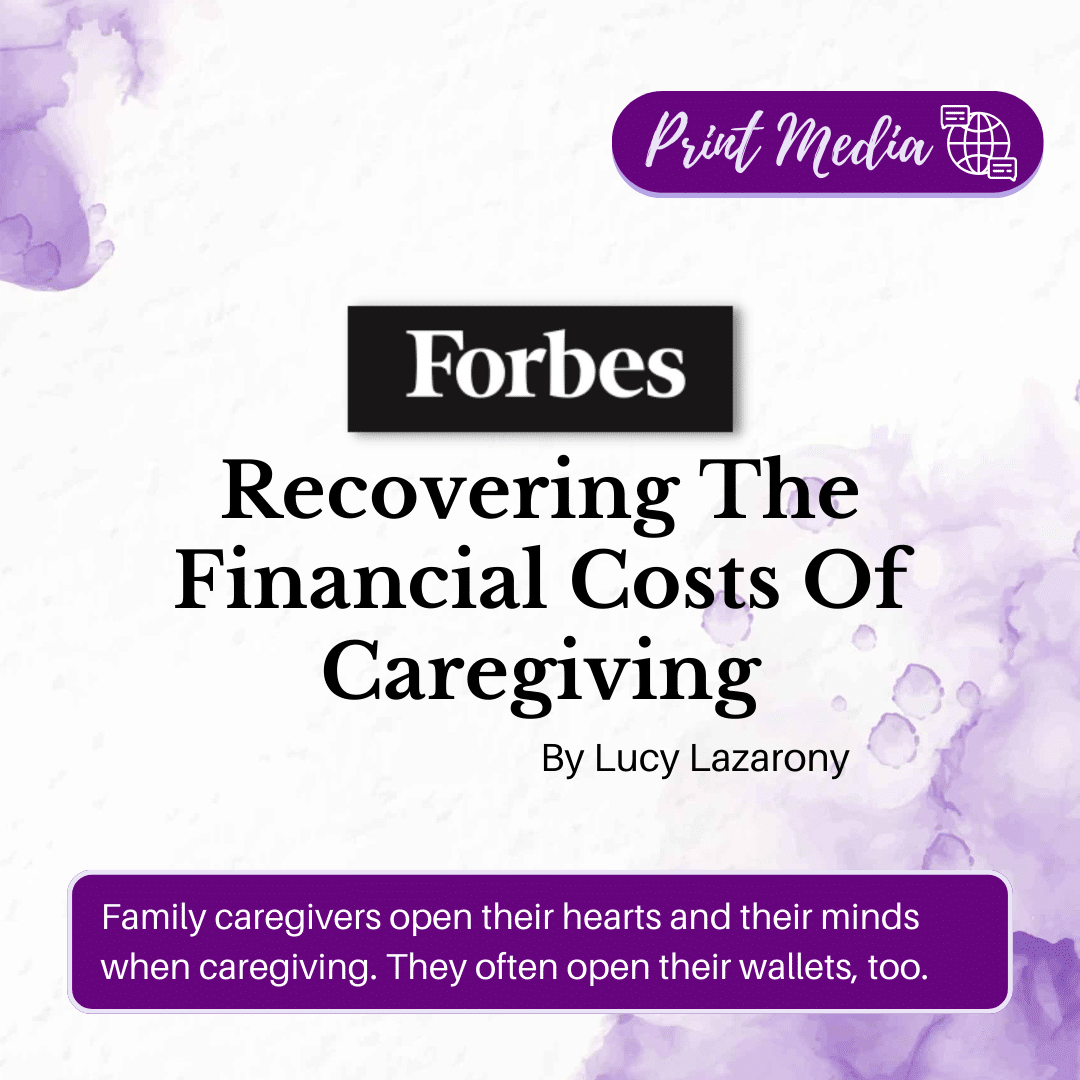 Forbes article on the financial cost of caregiving 